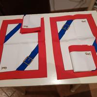2 tovaliette con tovaglioli