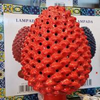 Lampada a Pigna forata ceramica artistica 