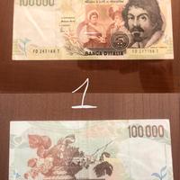 6 Banconote 100mila lire