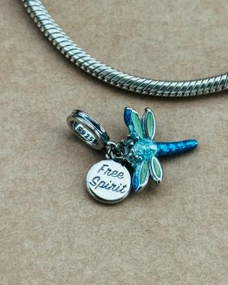 Charm Libellula per bracciale Pandora
