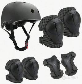 Protezione bambini per giochi + ulteriore casco