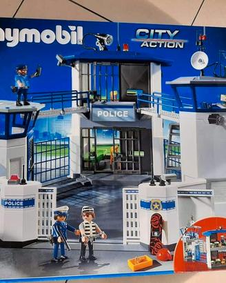 Playmobil action city con prigione + furgone porta