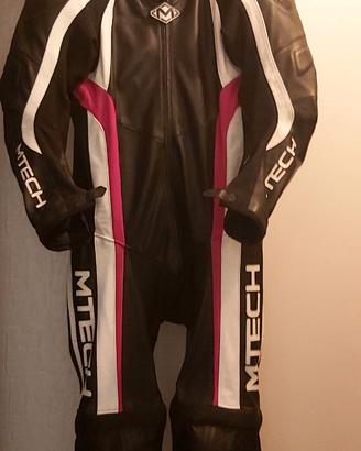 Tuta in pelle intera mtech tg 50