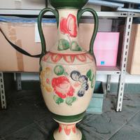Anfora terracotta decorata a mano