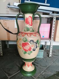 Anfora terracotta decorata a mano