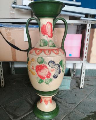 Anfora terracotta decorata a mano