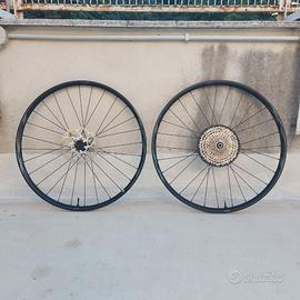 Coppia ruote mtb shimano 12v