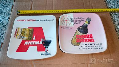 Coppia Rendiresto Vintage Pubblicitari Averna 