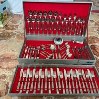 Set posate Abert inox 18/10 completo in scatola or