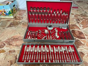 Set posate Abert inox 18/10 completo in scatola or
