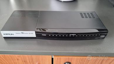 Switch KRAUN 16 porte (velocità 10/100 Mbps)