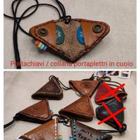 collana o  portachiavi porta plettro monete 