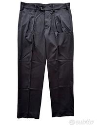 Moncler pantaloni classici neri in lana