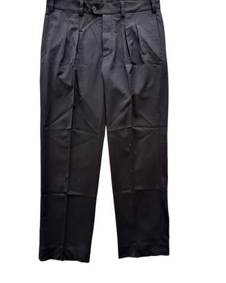 Moncler pantaloni classici neri in lana