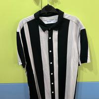 Camicia Bershka A Righe Nere Colletto Rever