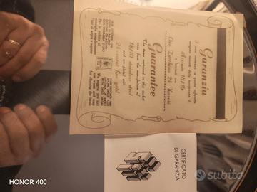 servizio dolce 12pz acciaio e oro 24kt