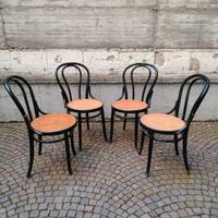 Sedie design vintage in paglia di Vienna 