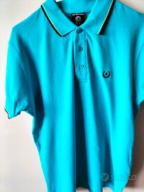 polo per uomo / ragazzo colore turchese 