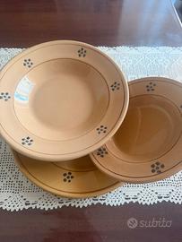 Servizio piatti terracotta