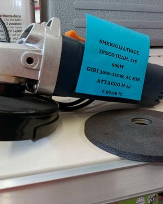 SMERIGLIATRICE 900 W DISCO 125