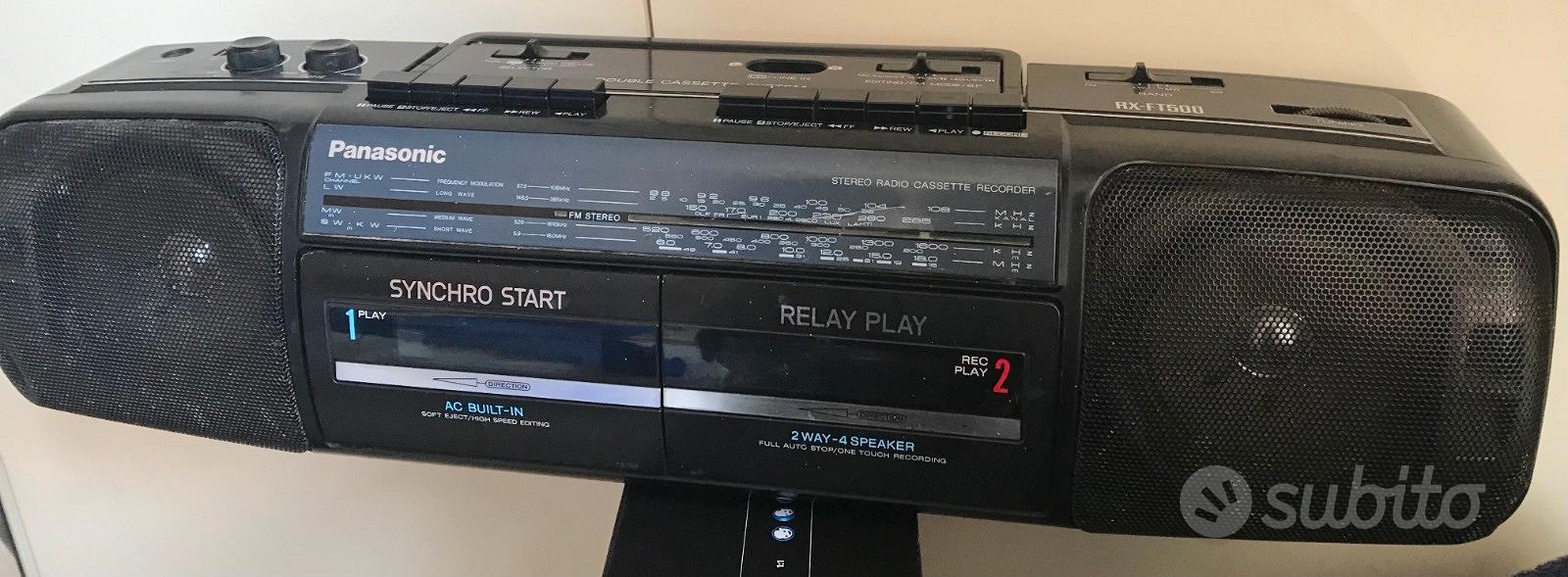 Boombox Radio Panasonic Mangianastri Stereo - Audio/Video In vendita a ...