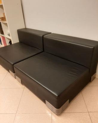 Divano Outdoor Plastics Kartell con schienale
