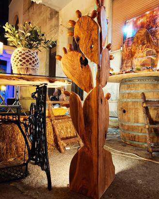 lampada legno dulivo