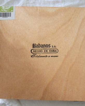 Scatolo in legno Cohiba Collezionismo