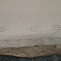 1 lenzuolo ricamo con iniziali
