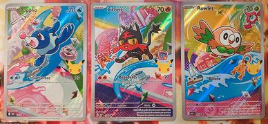 Trio Starter 30° Anniversario Pokemon ITA