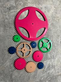 37 ingranaggi in plastica arredo varie misure