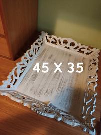 vassoio in legno nuovo 