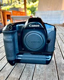 Canon EOS-1 Reflex 35mm con Power Drive Booster