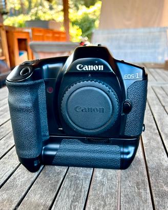 Canon EOS-1 Reflex 35mm con Power Drive Booster