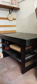 Tavolo in legno restaurato 85x145/H 84