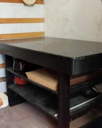 Tavolo in legno restaurato 85x145/H 84