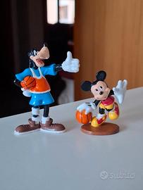 Coppia Figure Disney Basket Vintage