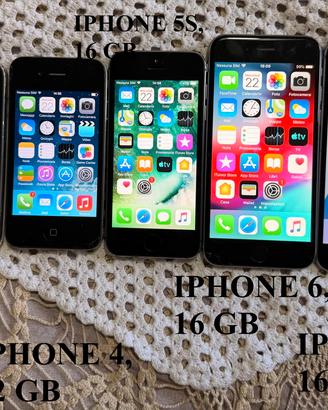 IPHONE VINTAGE, perfettamente funzionanti