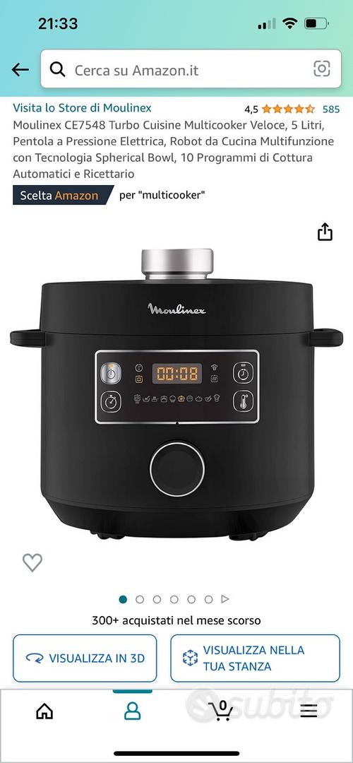 Moulinex Turbo Cuisine & Fry Multicooker - Elettrodomestici In vendita a  Gorizia