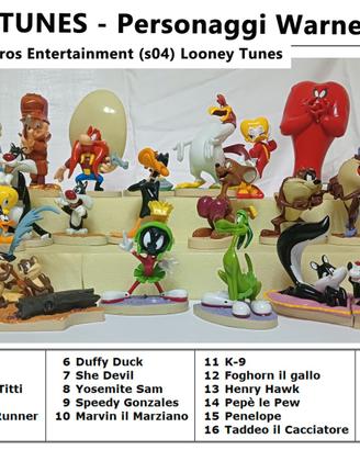 Personaggi LOONEY TUNES anno 2004 prime 22 uscite
