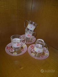SET TAZZINE LUMINARC POEME ROSE