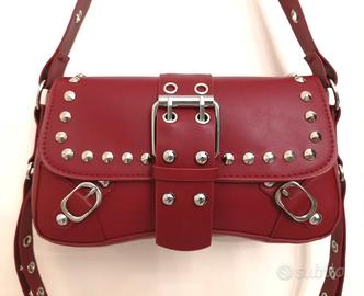Borsetta a spalla rosso bordeaux