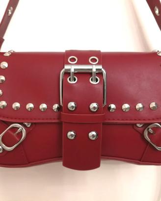 Borsetta a spalla rosso bordeaux
