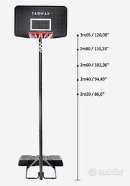 Canestro TARMAK B100 regolamentare regolabile