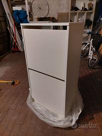 Scarpiera ikea 2 scomparti bianca