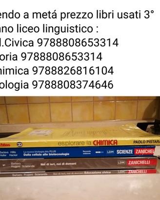 LIBRI USATI 3° SUPERIORE