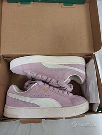 scarpe puma suede platform lilla, nuove, tg. 38.5