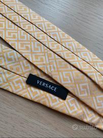 Cravatta in seta uomo versace