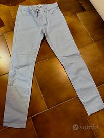 Jeans skinny celeste azzurro chiaro