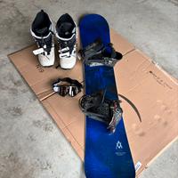 Tavola da snowboard - attacchi - scarponi